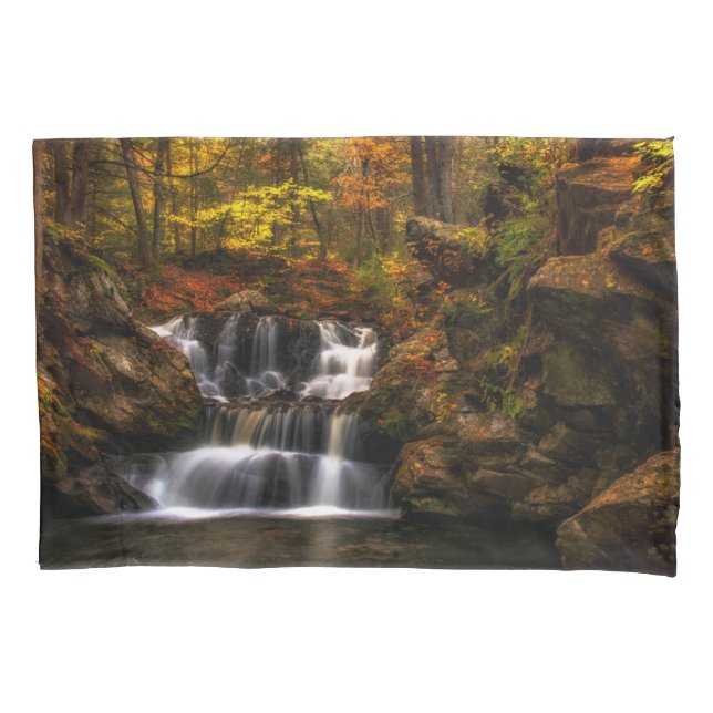 Waterfalls | New England Connecticut Pillow Case (Front)