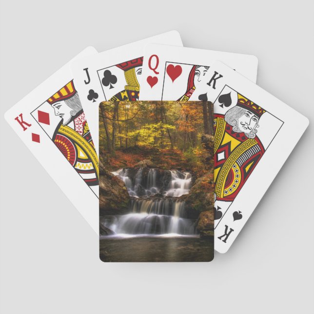 Waterfalls | New England Connecticut Poker Cards (Back)