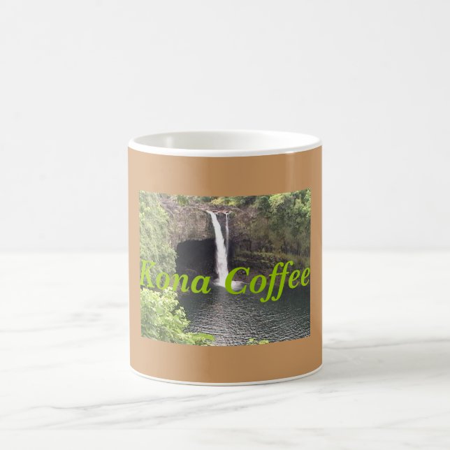 Waterfalls of Kona, Kona Coffee Mug (Center)