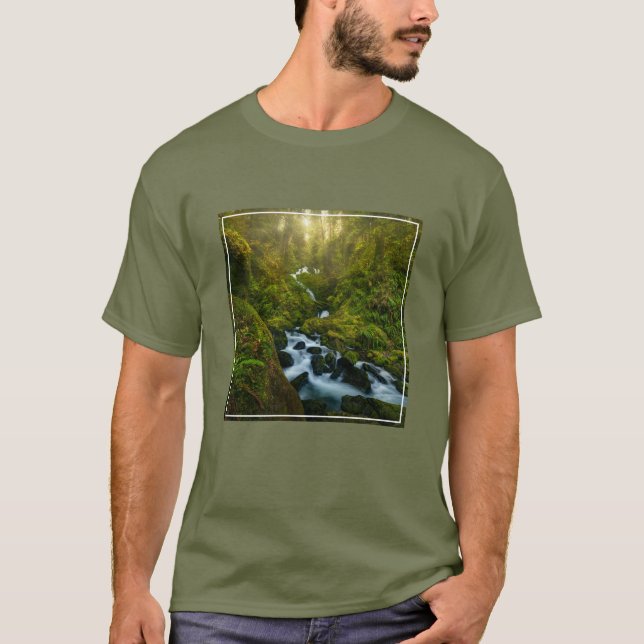 Waterfalls | Olympic National Park, Washington T-Shirt (Front)