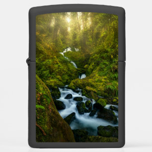 Waterfalls Olympic National Park, Washington Zippo Lighter