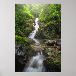 Waterfalls   Phayao Mountain National Park Poster
