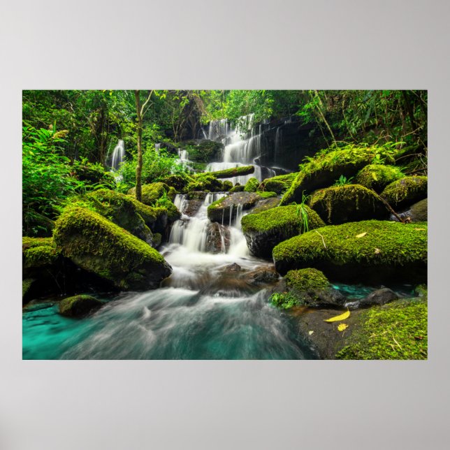 Waterfalls | Phu Tub Berk Mountain, Thailand Poster (Front)