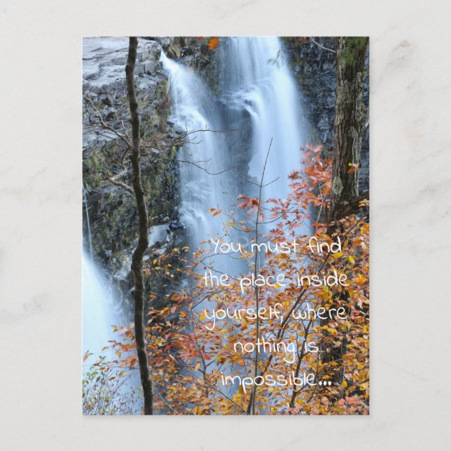 Waterfalls Postcard (Front)
