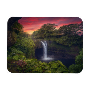 Waterfalls Rainbow Falls, Hilo, Hawaii Magnet