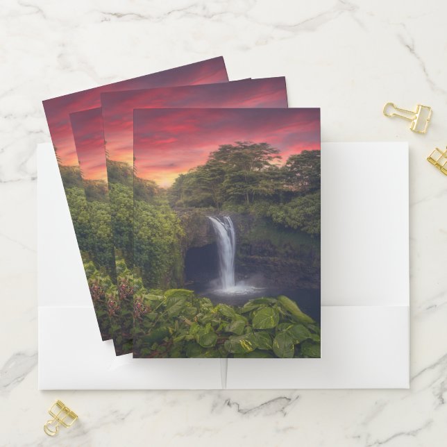 Waterfalls | Rainbow Falls, Hilo, Hawaii Pocket Folder (In Situ)