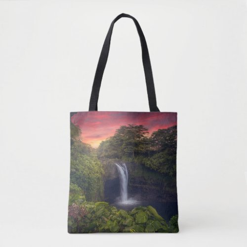 Waterfalls  Rainbow Falls Hilo Hawaii Tote Bag