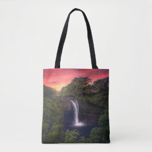 Waterfalls   Rainbow Falls, Hilo, Hawaii Tote Bag