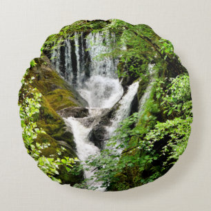 WATERFALLS   ROUND PILLOW