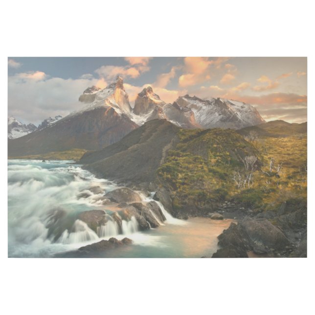 Waterfalls | Salto Grade Waterfall Patagonia Chile Gallery Wrap (Front)