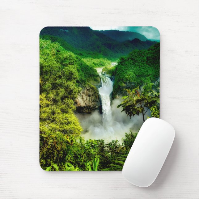 Waterfalls | San Rafael Falls, Ecuador Mouse Pad (With Mouse)