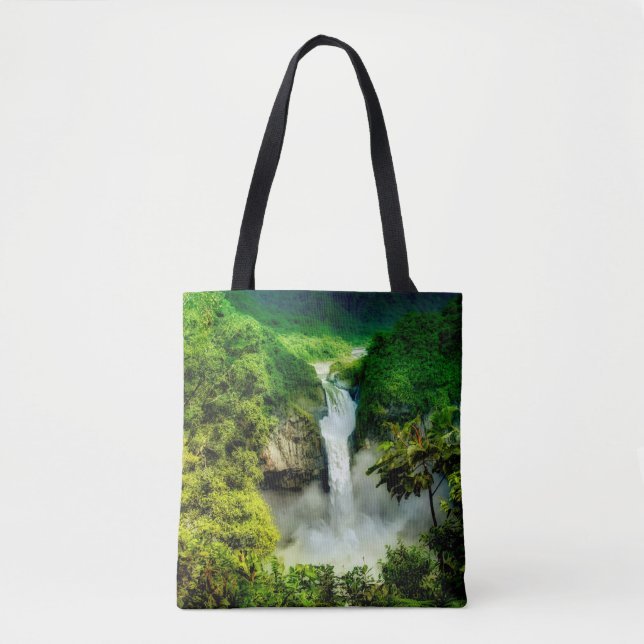 Waterfalls | San Rafael Falls, Ecuador Tote Bag (Front)
