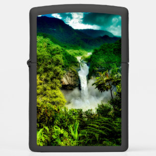 Waterfalls San Rafael Falls, Ecuador Zippo Lighter