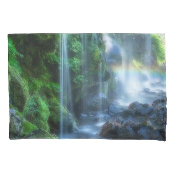Waterfalls | Shinmata Ravine  Japan Pillow Case by intothewild at Zazzle