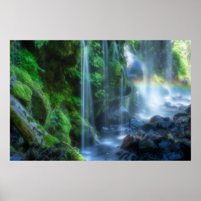 Waterfalls | Shinmata Ravine, Japan Poster (Front)
