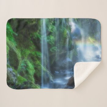 Waterfalls | Shinmata Ravine  Japan Sherpa Blanket by intothewild at Zazzle