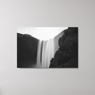 Waterfalls Skogafoss Waterfall, Iceland Canvas Print