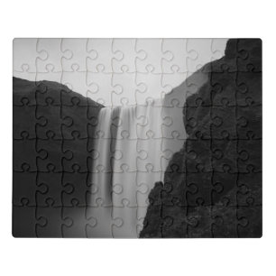 Waterfalls   Skogafoss Waterfall, Iceland Jigsaw Puzzle