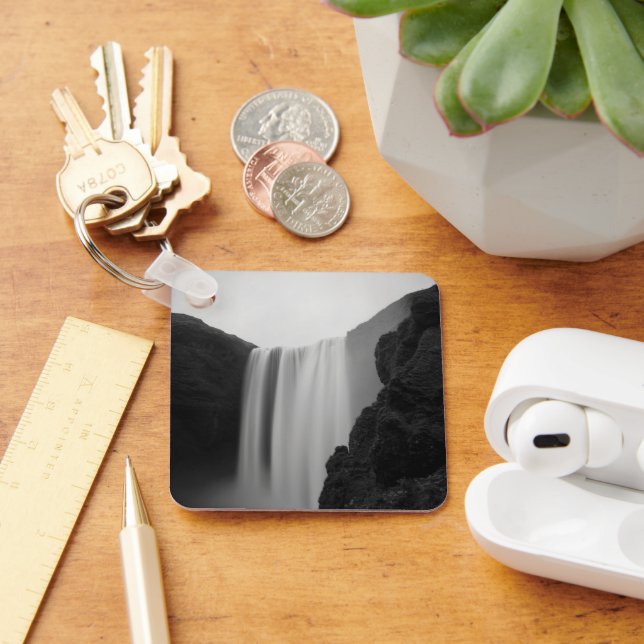 Waterfalls | Skogafoss Waterfall, Iceland Keychain (Desk)