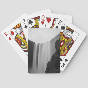 Waterfalls Skogafoss Waterfall, Iceland Poker Cards