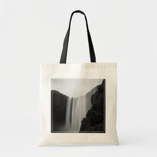 Waterfalls | Skogafoss Waterfall, Iceland Tote Bag (Front)