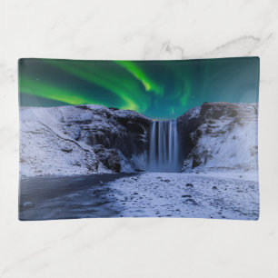 Waterfalls Skógafoss Waterfall Trinket Tray
