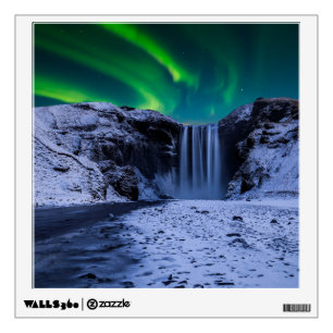 Waterfalls   Skógafoss Waterfall Wall Decal