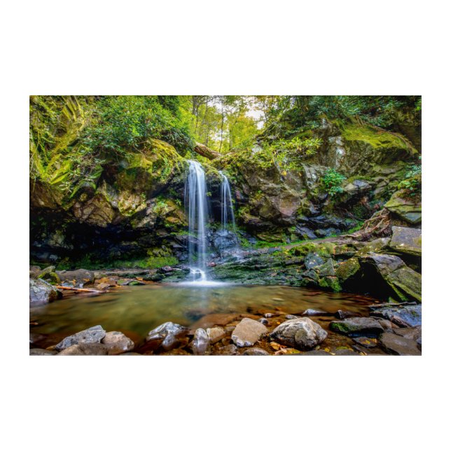 Waterfalls | Smokey Mountain National Park Acrylic Print (Front)