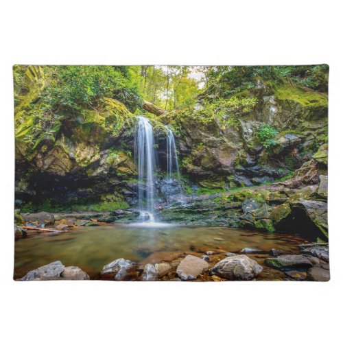 Waterfalls  Smokey Mountain National Park Cloth Placemat