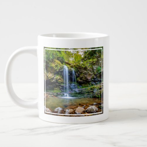 Waterfalls  Smokey Mountain National Park Giant Coffee Mug