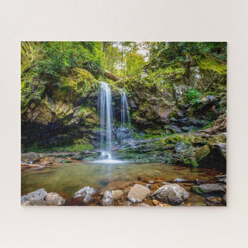 Waterfalls  Smokey Mountain National Park Jigsaw Puzzle