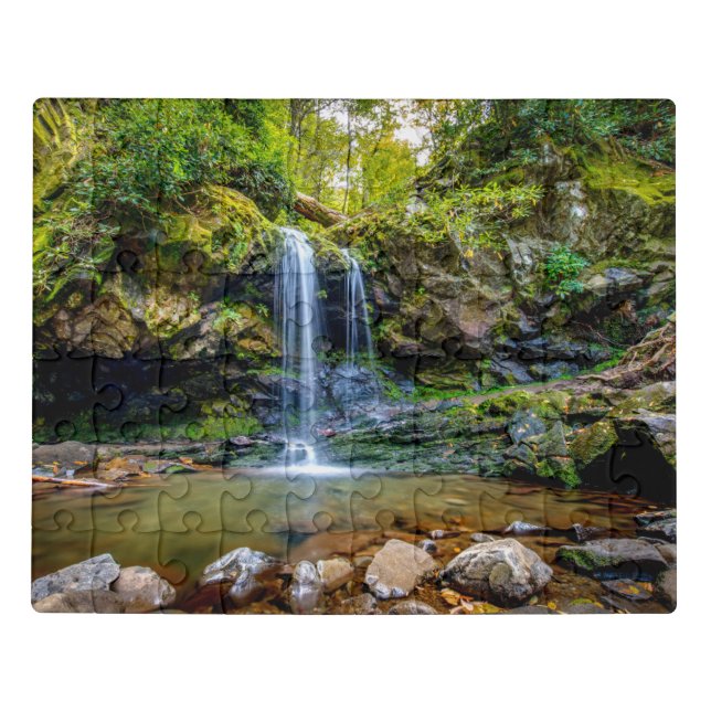 Waterfalls | Smokey Mountain National Park Jigsaw Puzzle (Puzzle Horizontal)