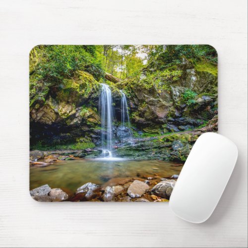 Waterfalls  Smokey Mountain National Park Mouse Pad