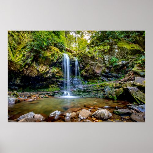 Waterfalls  Smokey Mountain National Park Poster