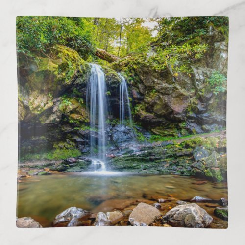 Waterfalls  Smokey Mountain National Park Trinket Tray