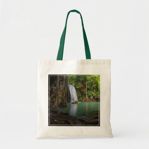Waterfalls  Spring Rainforest Waterfall Thailand Tote Bag