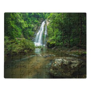 Waterfalls   Tamnung Waterfall, Phuket Thailand Jigsaw Puzzle
