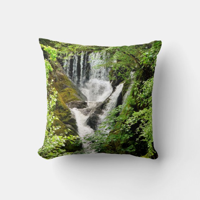 WATERFALLS  THROW PILLOW (Front)