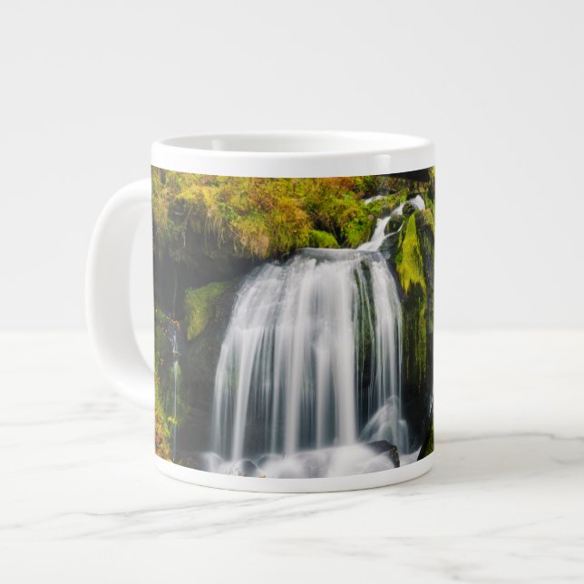 Waterfalls | Triberg Waterfalls, Germany Giant Coffee Mug (Front Left)