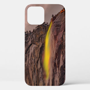 WATERFALLS UNDER WHITE SKIES iPhone 12 CASE