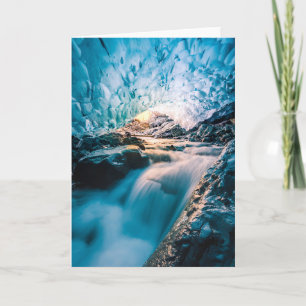 Waterfalls   Vatnajokull Glacier, Eastern Iceland Card
