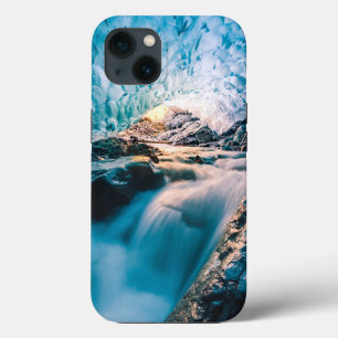 Waterfalls Vatnajokull Glacier, Eastern Iceland iPhone 13 Case