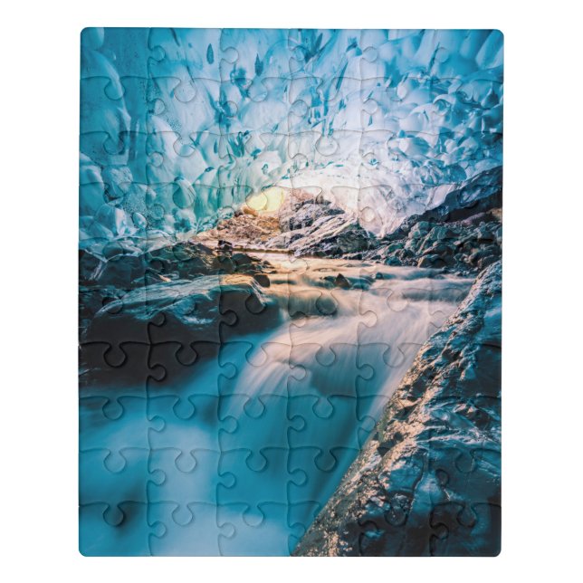 Waterfalls | Vatnajokull Glacier, Eastern Iceland Jigsaw Puzzle (Puzzle Vertical)