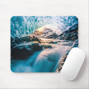 Waterfalls   Vatnajokull Glacier, Eastern Iceland Mouse Pad