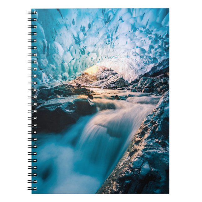 Waterfalls | Vatnajokull Glacier, Eastern Iceland Notebook (Front)