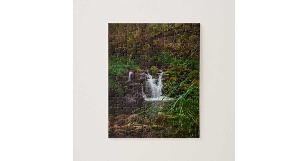 Waterfalls Water Nature Scenery Jigsaw Puzzle | Zazzle