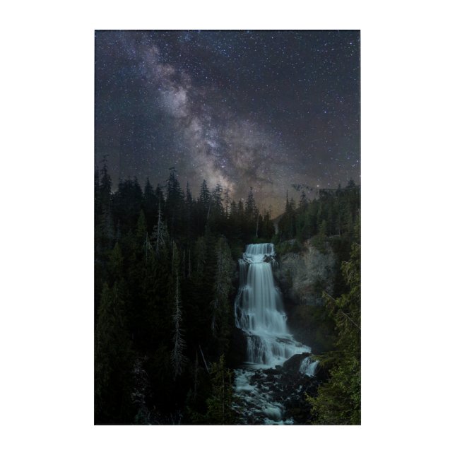 Waterfalls | Whistler Olympic Park Acrylic Print (Front)