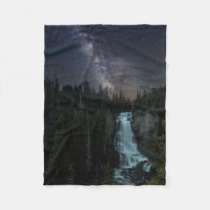 Waterfalls   Whistler Olympic Park Fleece Blanket