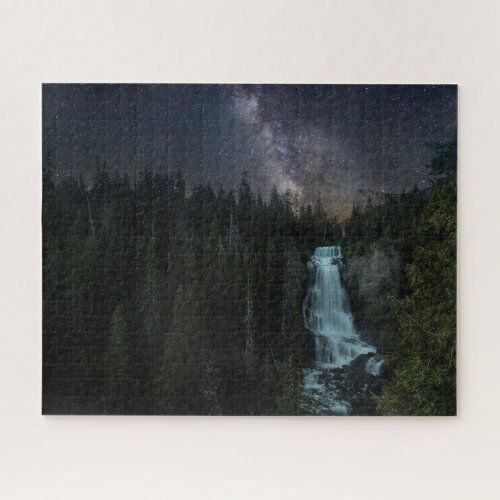 Waterfalls  Whistler Olympic Park Jigsaw Puzzle