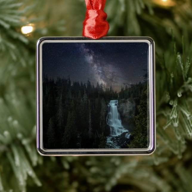 Waterfalls | Whistler Olympic Park Metal Ornament (Tree)